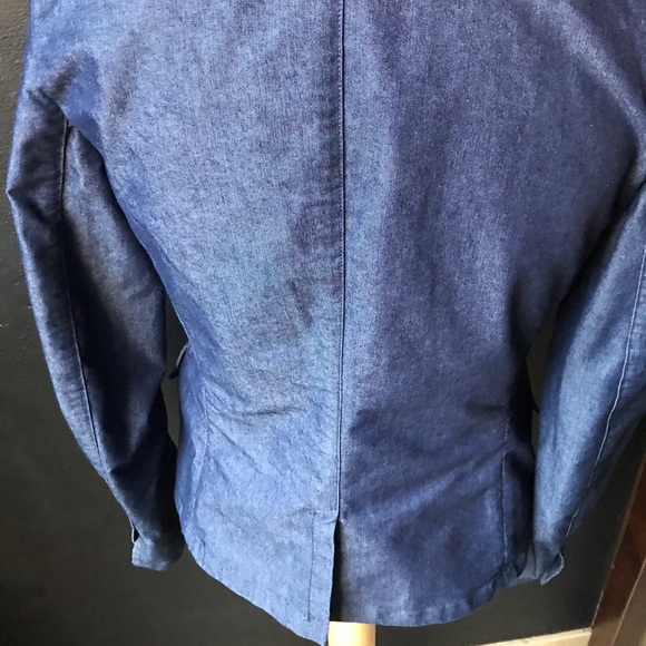 🌺Express blue button front denim blazer - Picture 3 of 6